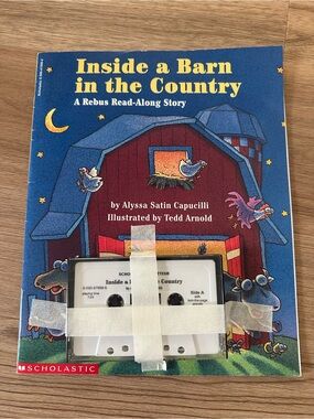 Scholastic Inside a Barn in the Country Book and cassette tape